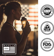 Bullfit Pre-Workout Peach Mango athlete ready for training with energy boost