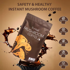 Bunkell Mushroom Coffee Turkey Tail close-up highlighting prebiotic potential