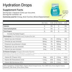 Three-pack packaging keeps hydration ready at home.