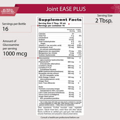 Buried Treasure Joint Ease Plus liquid measure for precise daily intake
