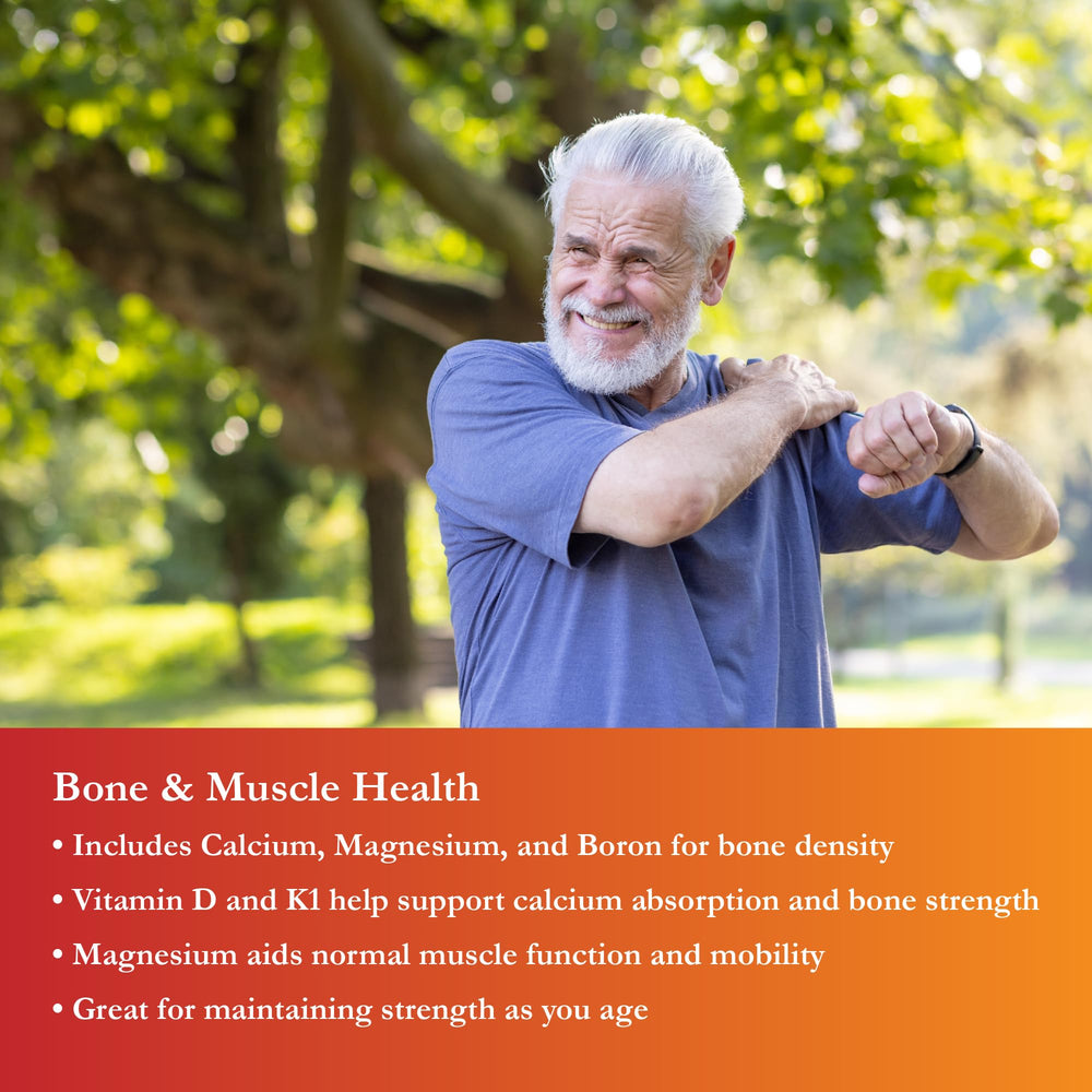 Buried Treasure liquid multivitamin label highlights 100+ nutrients for daily wellness