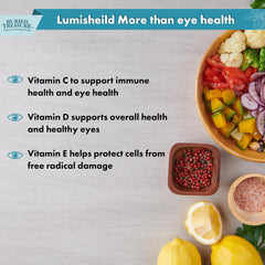 Buried Treasure Lumi Shield Plus label emphasizes carotenoids in a 10:10:2 ratio