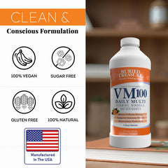 Buried Treasure VM100 GMP-certified facility seal for quality manufacturing