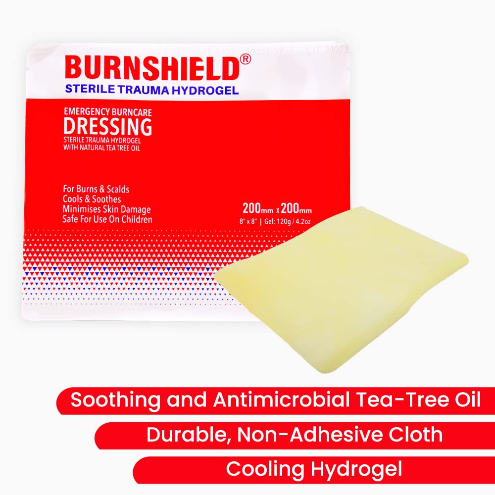 Burnshield non-adhesive dressing conforms to irregular wounds for easy removal
