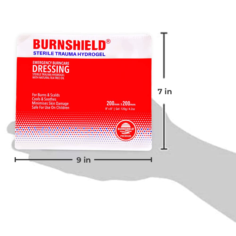 Burnshield sterile burn dressing pack keeps 6 ready for emergencies