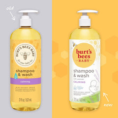 Burt's Bees Baby Calming Shampoo Lavender lather closeup highlighting gentle cleansing