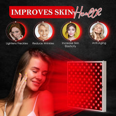 Business Climax red-light panel supports pain relief and muscle comfort.