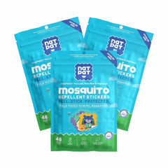 BUZZPATCH NATPAT colorful smiley patches protect kids during play.