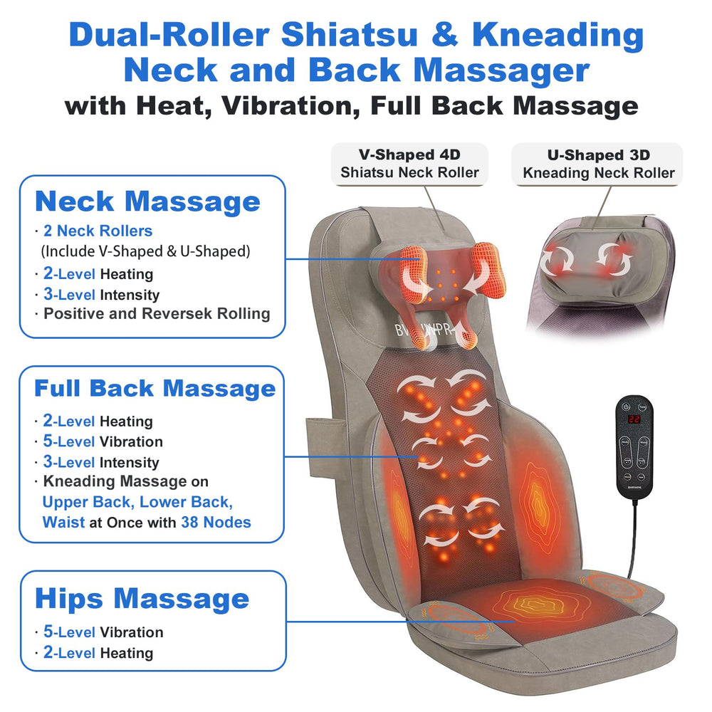 BWPIWPR Wireless remote control for easy massage customization