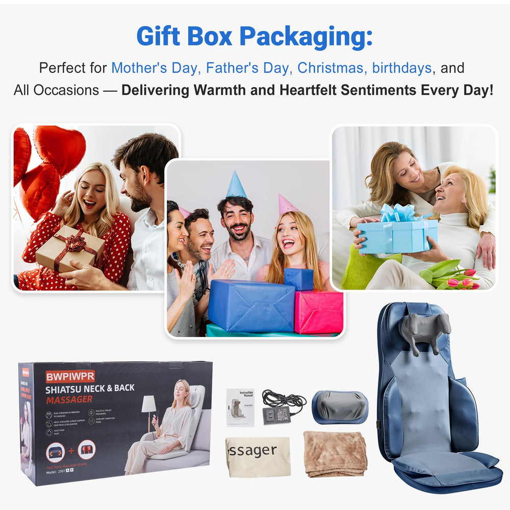 bwpiwpr shiatsu cushion removable cover is machine washable.