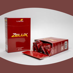 BY CARIOLA Zelux daily routine shows one sachet after a meal