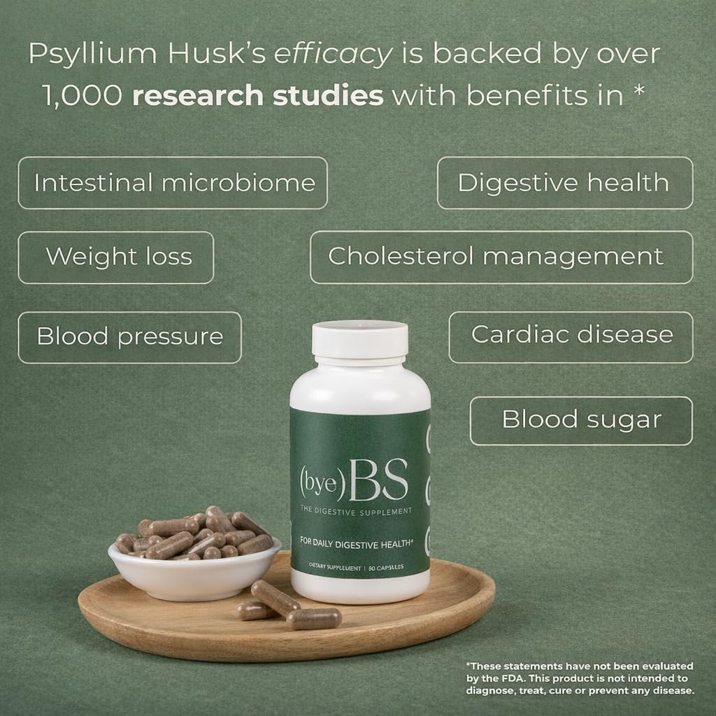ByeBS L-Glutamine powder bottle supports intestinal lining and gut wellness