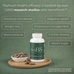 ByeBS L-Glutamine powder bottle supports intestinal lining and gut wellness