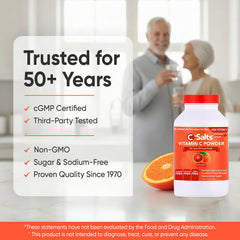 C-Salts provides 272 servings for flexible daily dosing.