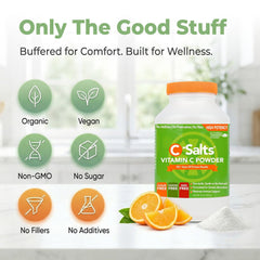C-Salts organic vegan non-GMO label on the packaging.