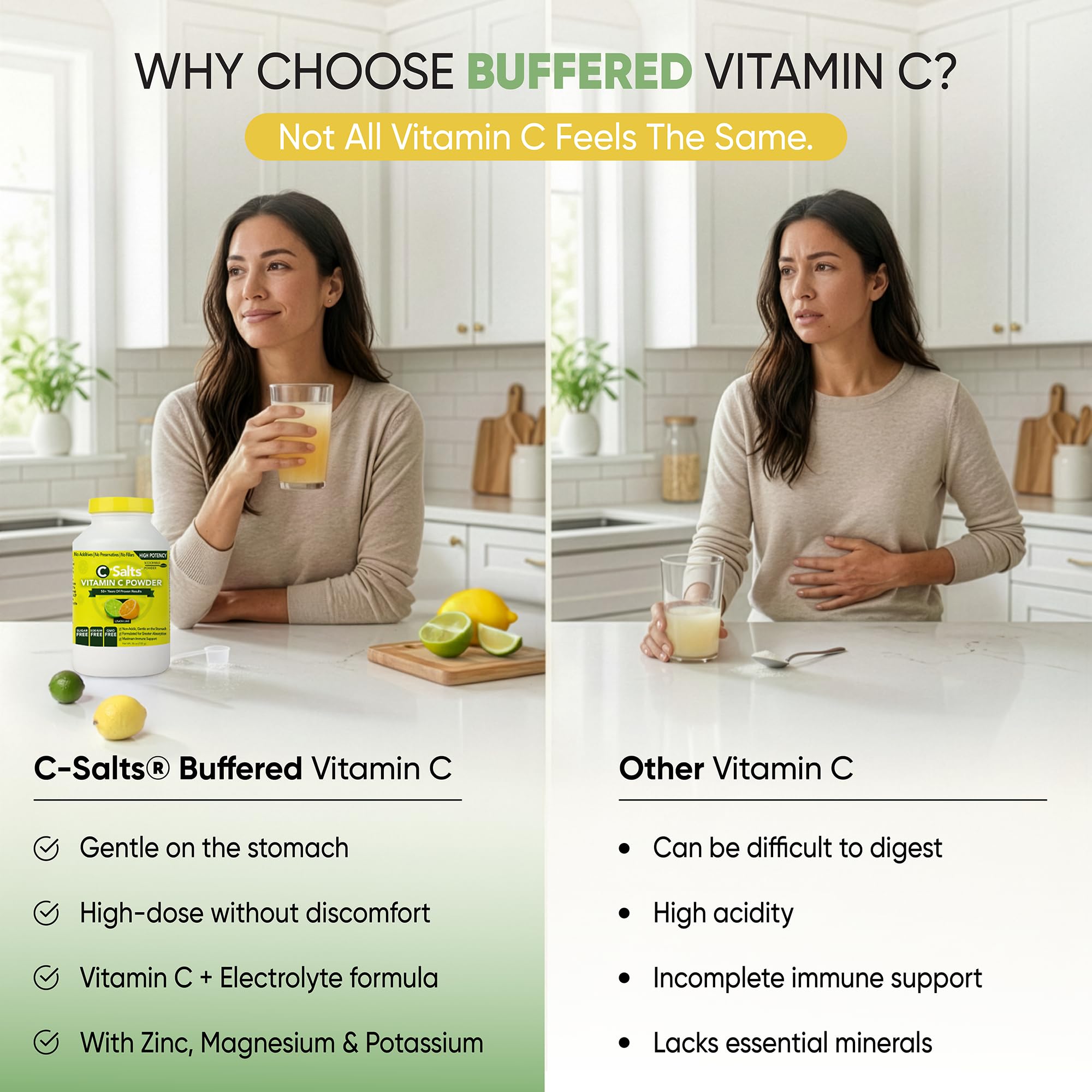 Close-up of C-Salts label showing organic vegan non-GMO claim