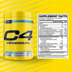 C4 Original with 200mg caffeine supports sharper focus during workouts.