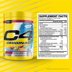 C4 Original Hawaiian Punch scoop measuring a precise training serving