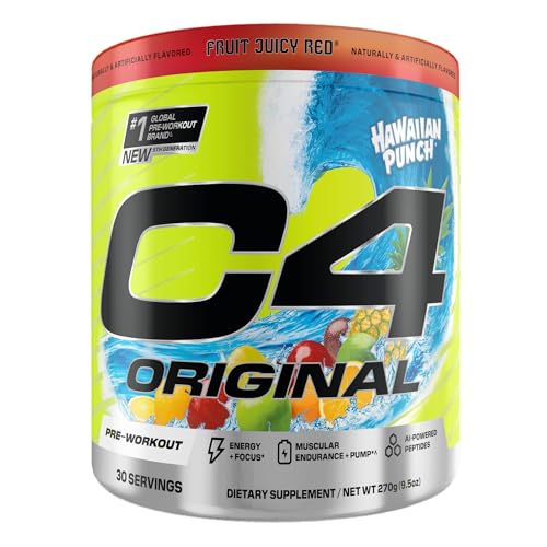 C4 Original 200 mg caffeine burst highlights fast, clean energy for training
