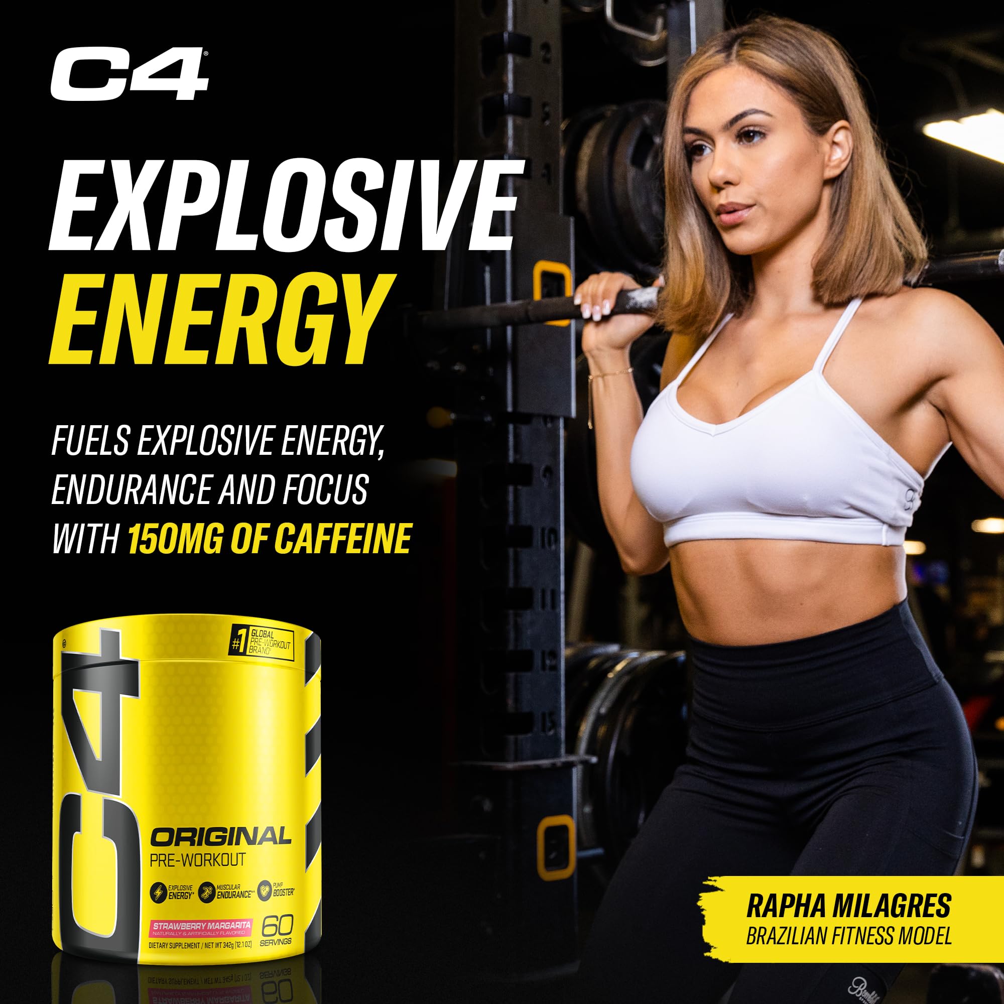 C4 Original creatine-nitrates pump close-up signals enhanced pumps.