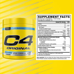 C4 Original scoop demonstrates precise dosing for sustained energy.
