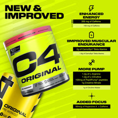 C4 Original Watermelon beta-alanine detail supports endurance.