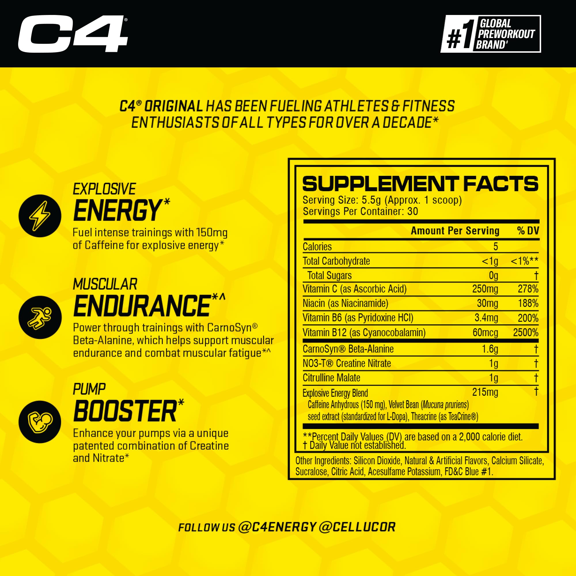 Powder scoop dissolving in water; quick pre-workout mix for convenience.