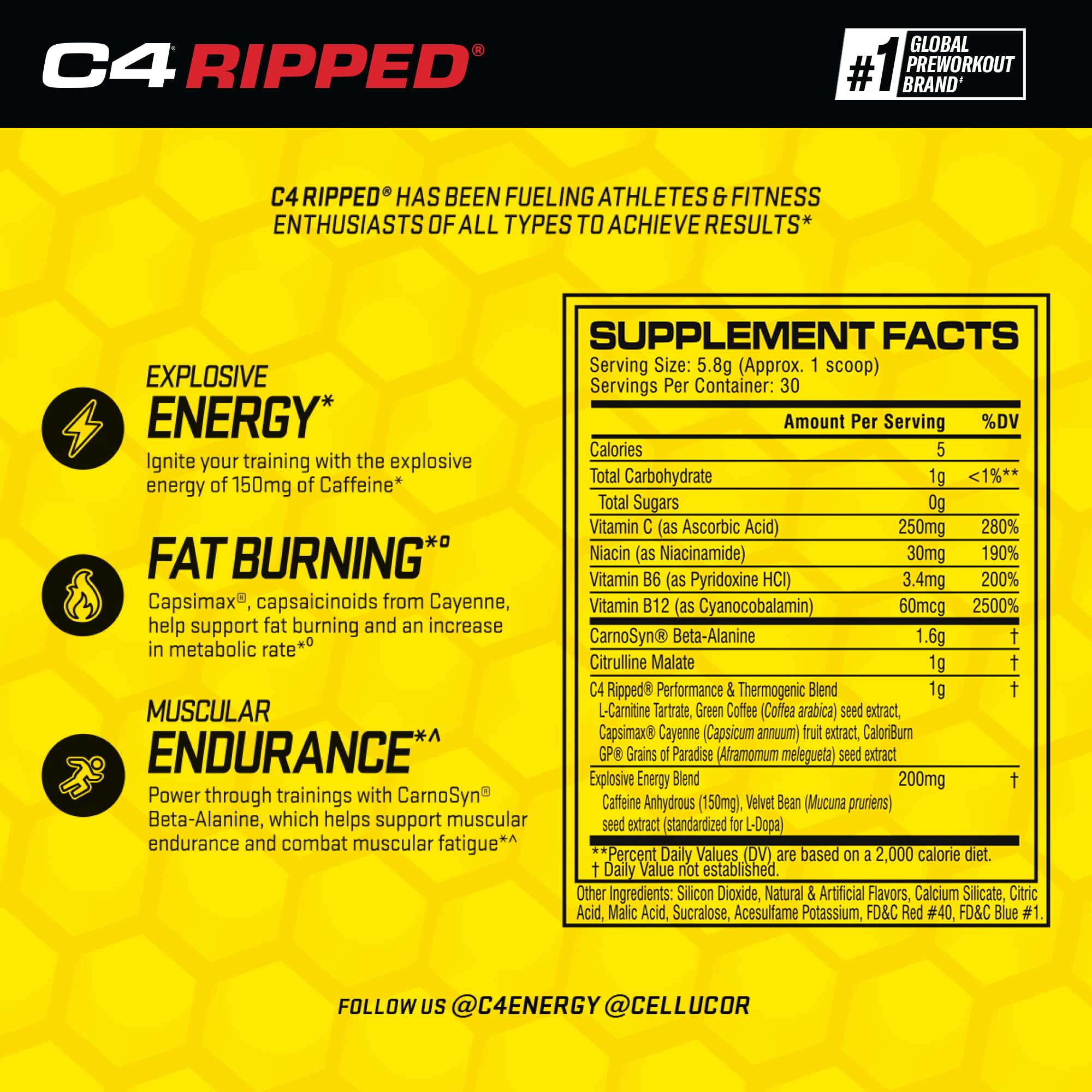 C4 Ripped Raspberry Lemonade glass showing a ready-to-drink pre-workout ritual