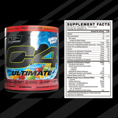 C4 Ultimate beta-alanine label emphasizing endurance support