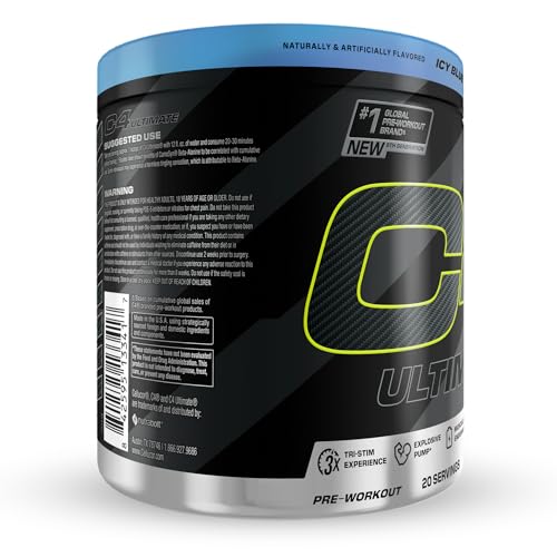 C4 Ultimate muscular endurance beta-alanine supports longer training blocks.