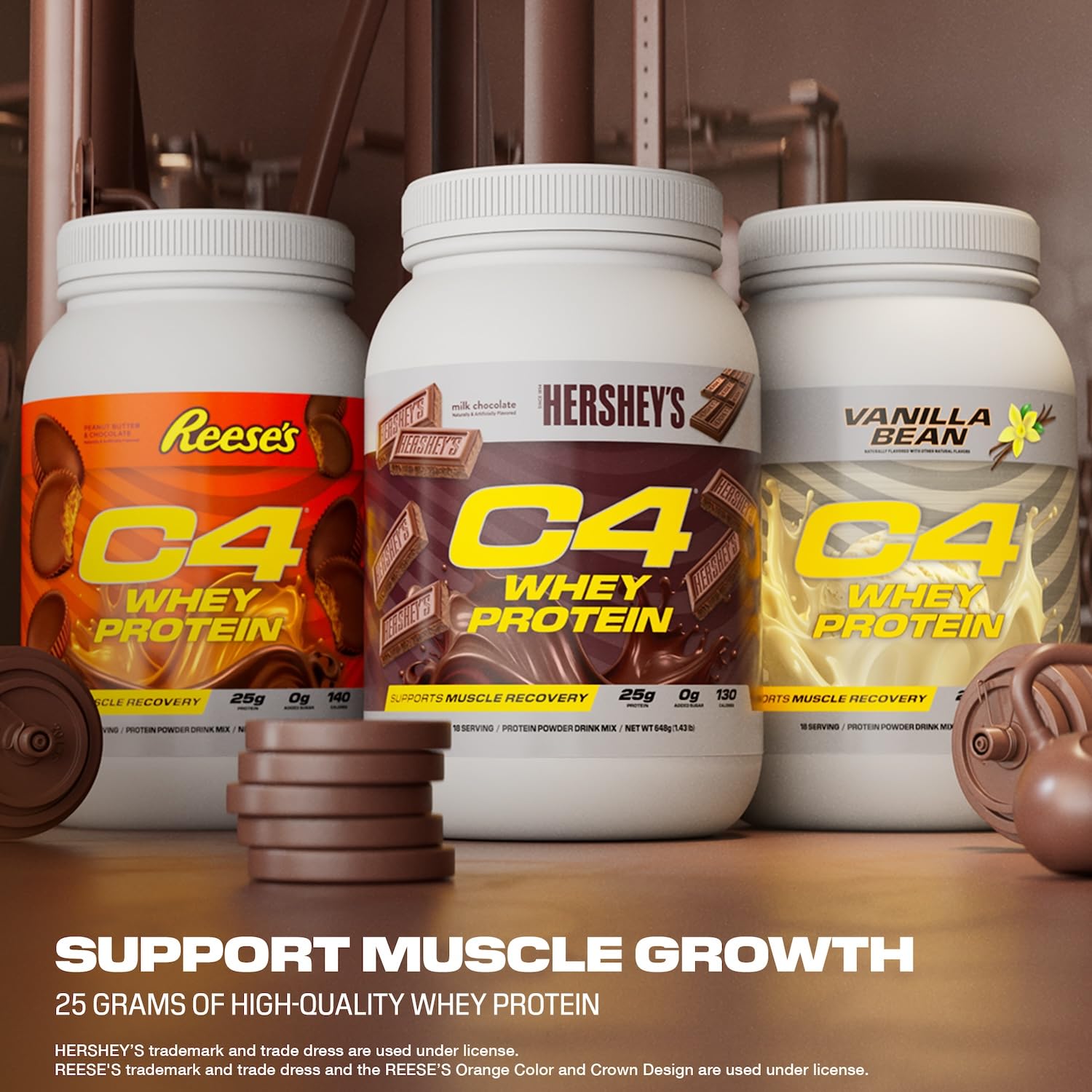 C4 Whey Protein serving scoop—measure accurate portions for steady daily intake