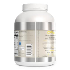 Close-up of C4 Vanilla Bean label showing 25g protein per serving and zero added sugar.