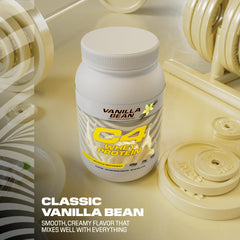 Nutrition panel of C4 Whey Protein Vanilla Bean highlighting macro details.