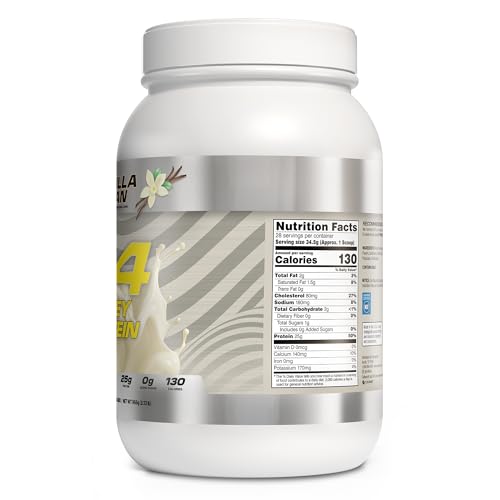 C4 Whey Protein Vanilla Bean shake-glass reveals creamy texture after training.