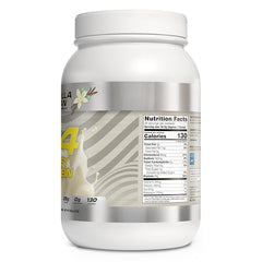 C4 Whey Protein Vanilla Bean shake-glass reveals creamy texture after training.