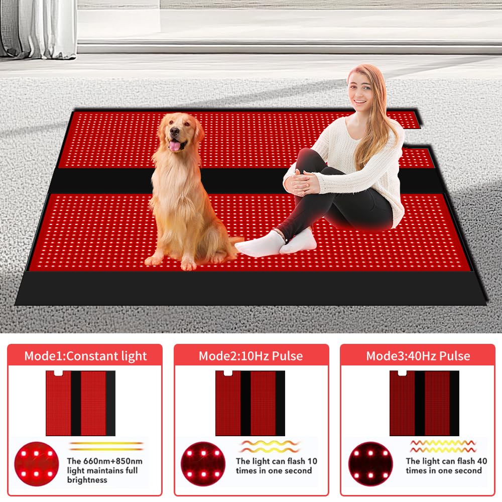 cabpay red light therapy pad focuses on face and neck for targeted care