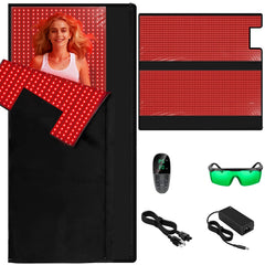 cabpay red light therapy pad full body flat lay showing broad coverage and comfort