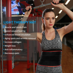 cabpay red light therapy pad targets shoulders and back for soothing warmth
