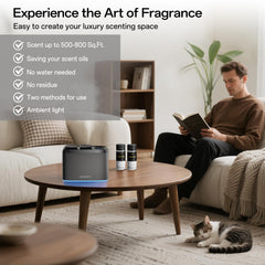 CACAFSFY Cordless Diffuser with rechargeable battery for portability