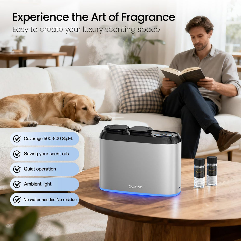 CACAFSFY Waterless diffuser app control and easy scheduling