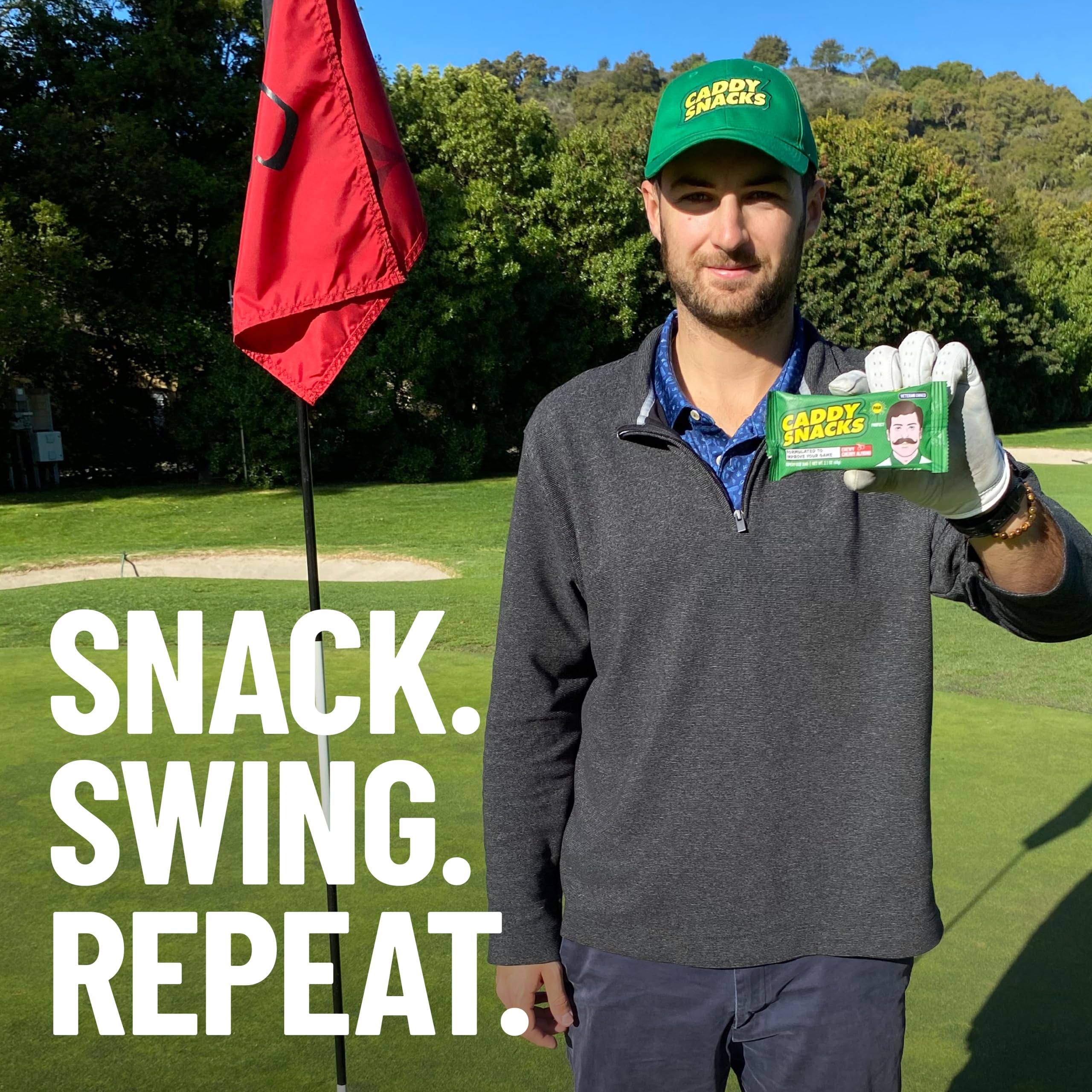 Caddy Snacks Chewy Cherry Almond bar breakfast on the go ready to eat