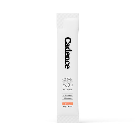 Cadence Core Orange sachets pack shot for easy hydration on the go.