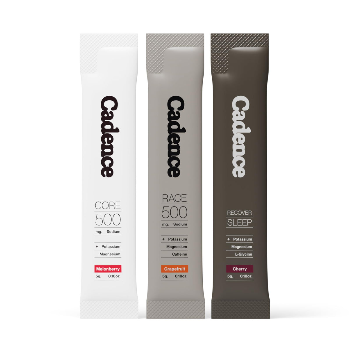Cadence Core Hydration sachet ready to mix for daily performance hydration
