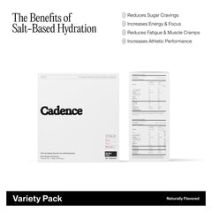 Cadence on-the-go packaging highlights portable zero-calorie hydration