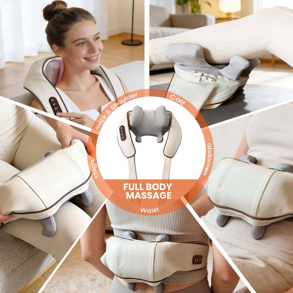 Caelgrata ergonomic-design: contour fits neck and shoulders.