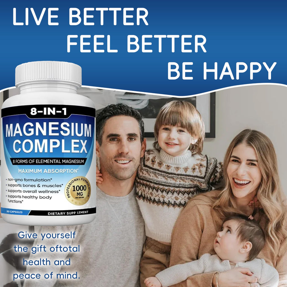 Caicieter Magnesium Complex capsules in hand for convenient use.