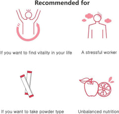 Caincosmetic easy-cut sachets for portable daily vitamin C.