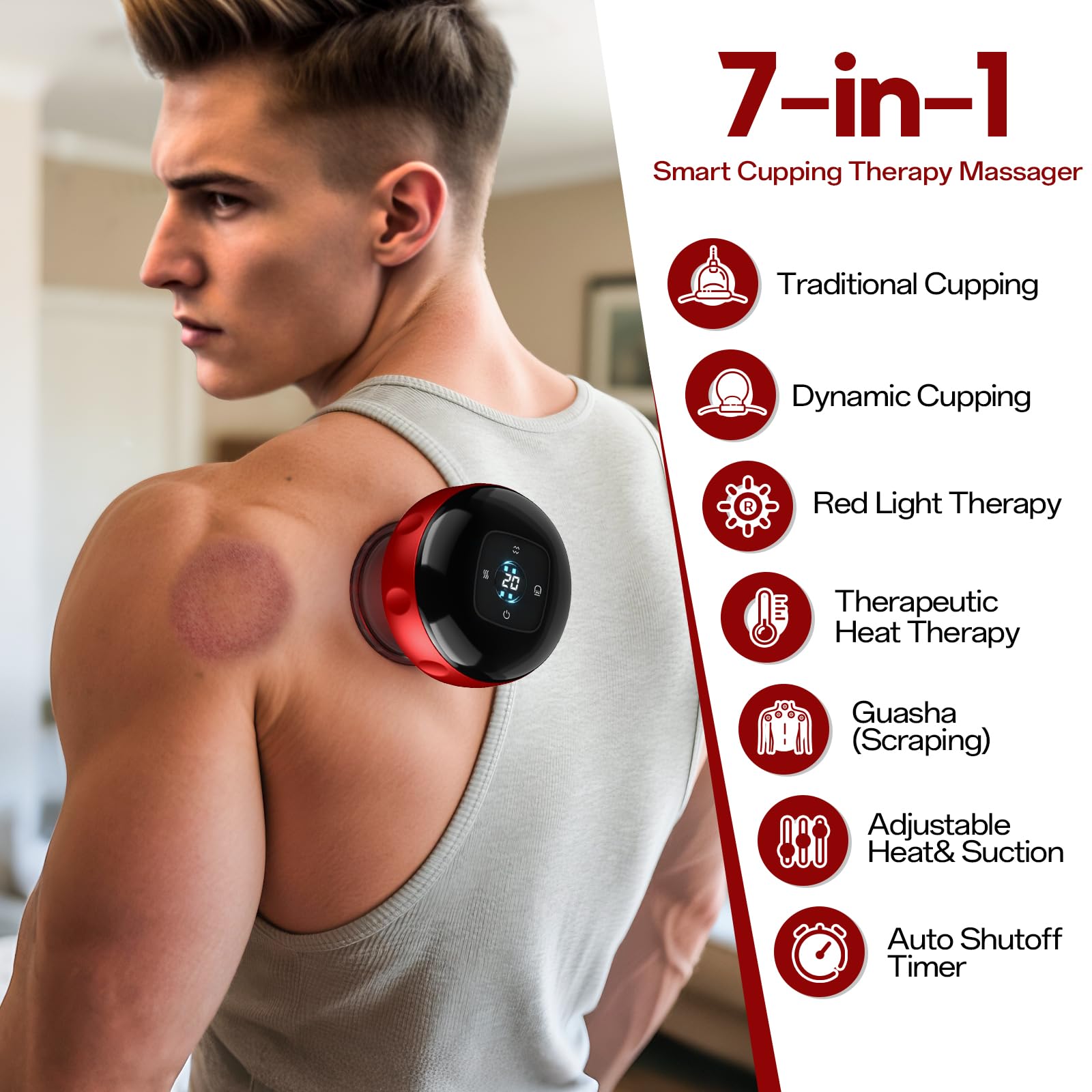 Cakoutanb heat therapy with visible indicator supports comfortable warming sessions.