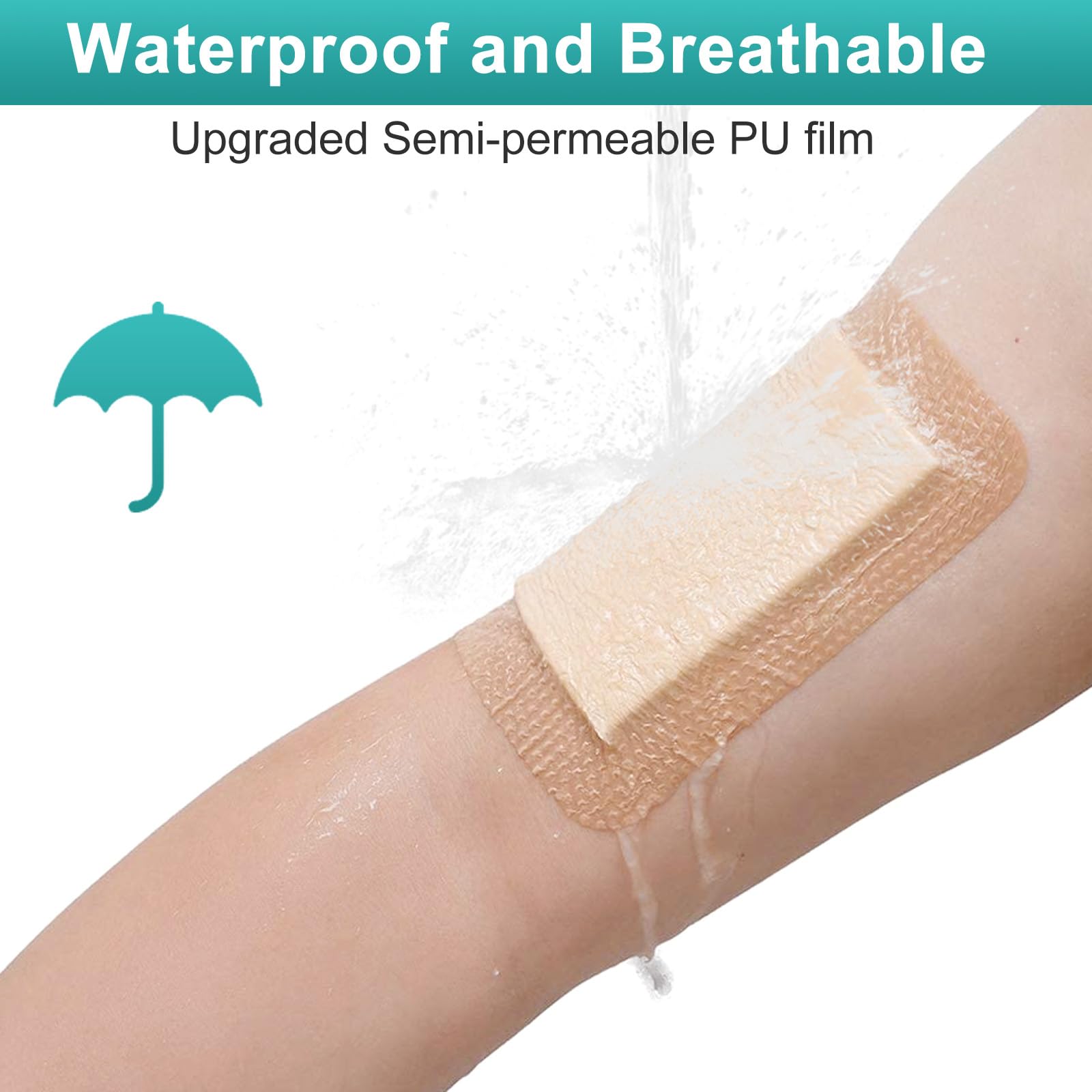 CAKRNPS silicone foam dressing secure adhesion on joint area