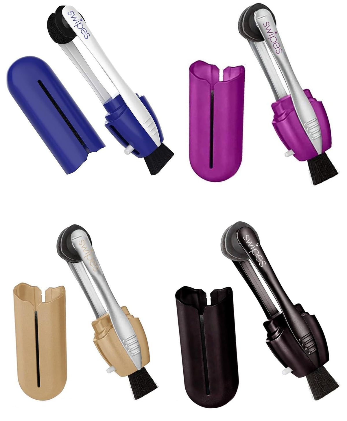 Calabria Swipes Mini dust brush retractable cleans lenses on the go without scratching coatings
